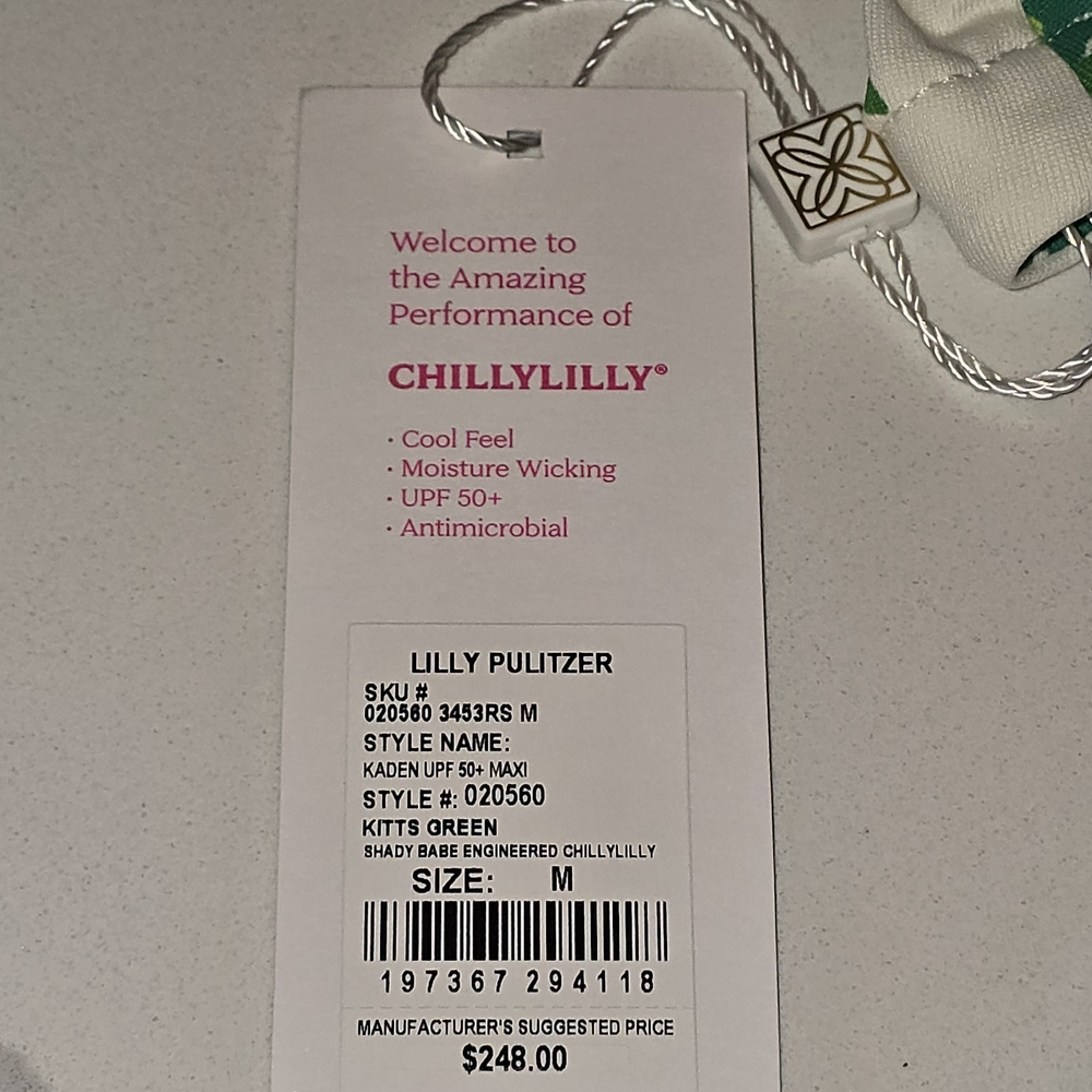 NWT Lilly Pulitzer Kaden Maxi Dress - Kitt's Green - Picture 2 of 4